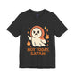 'Not Today Satan' Ghost Vibing Unisex T-Shirt - Funny Halloween Cute Apparel