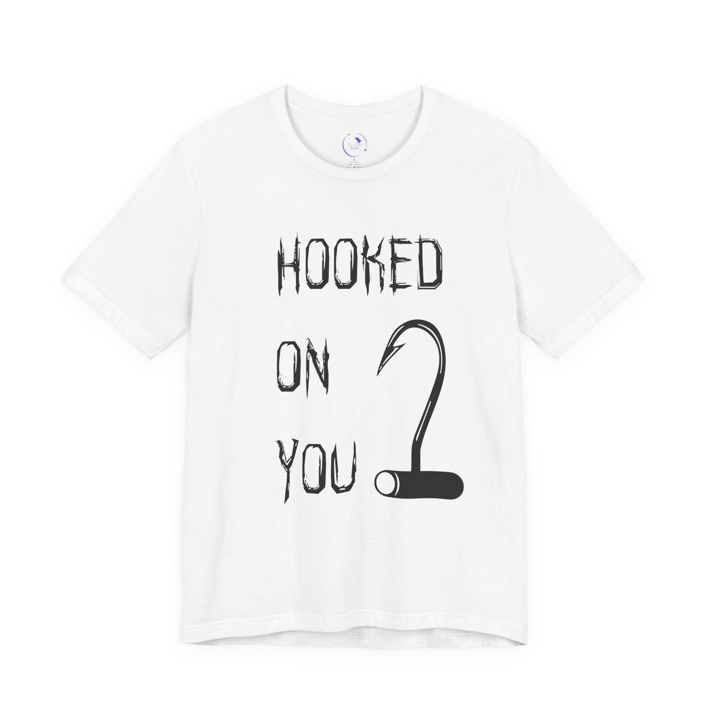 "Hooked on You" Scary Graphic Tee, Casual Unisex Last Summer T-Shirt, Gift for Fishermen or Horror Fans