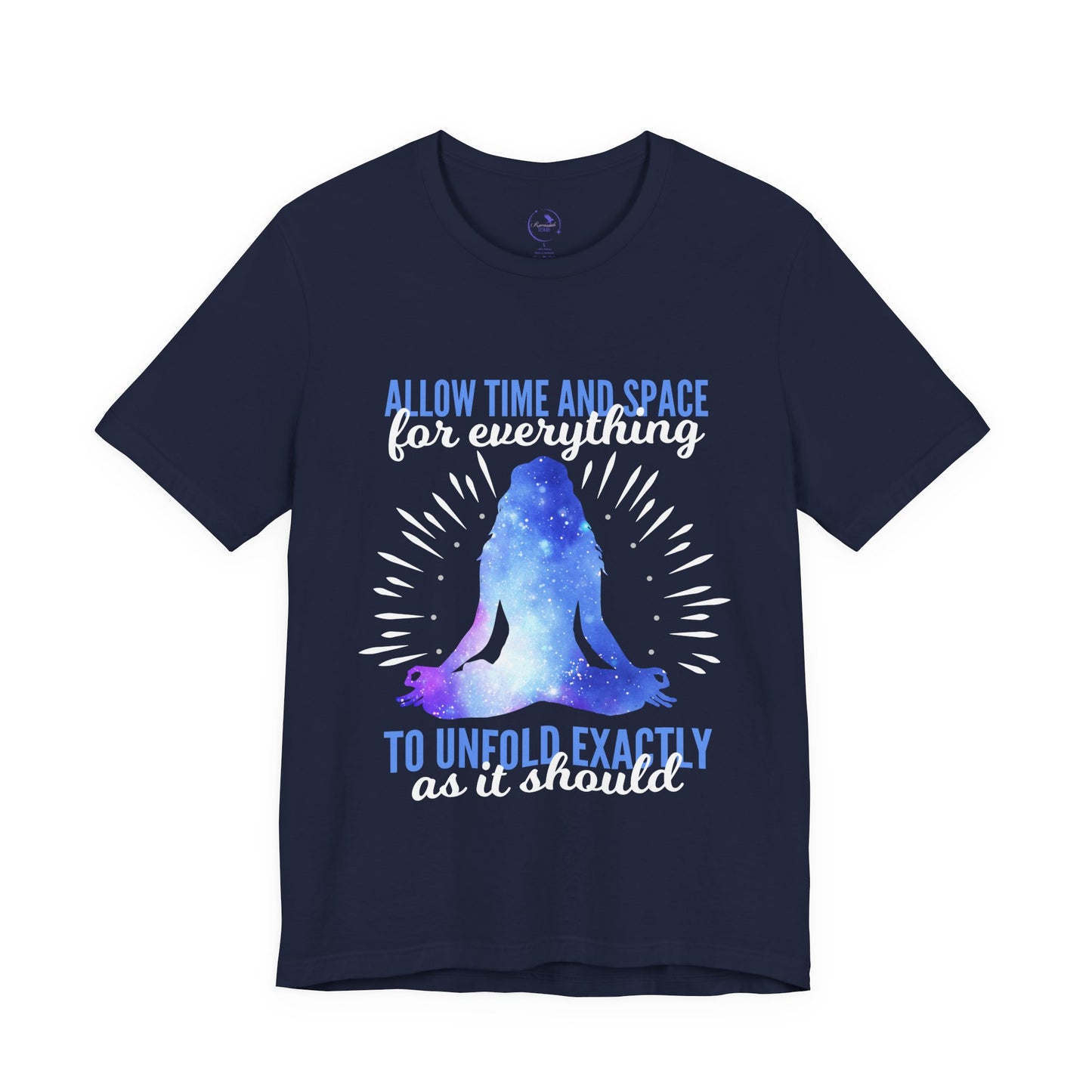 "Allow Time and Space" White - Unisex Jersey Short Sleeve Tee
