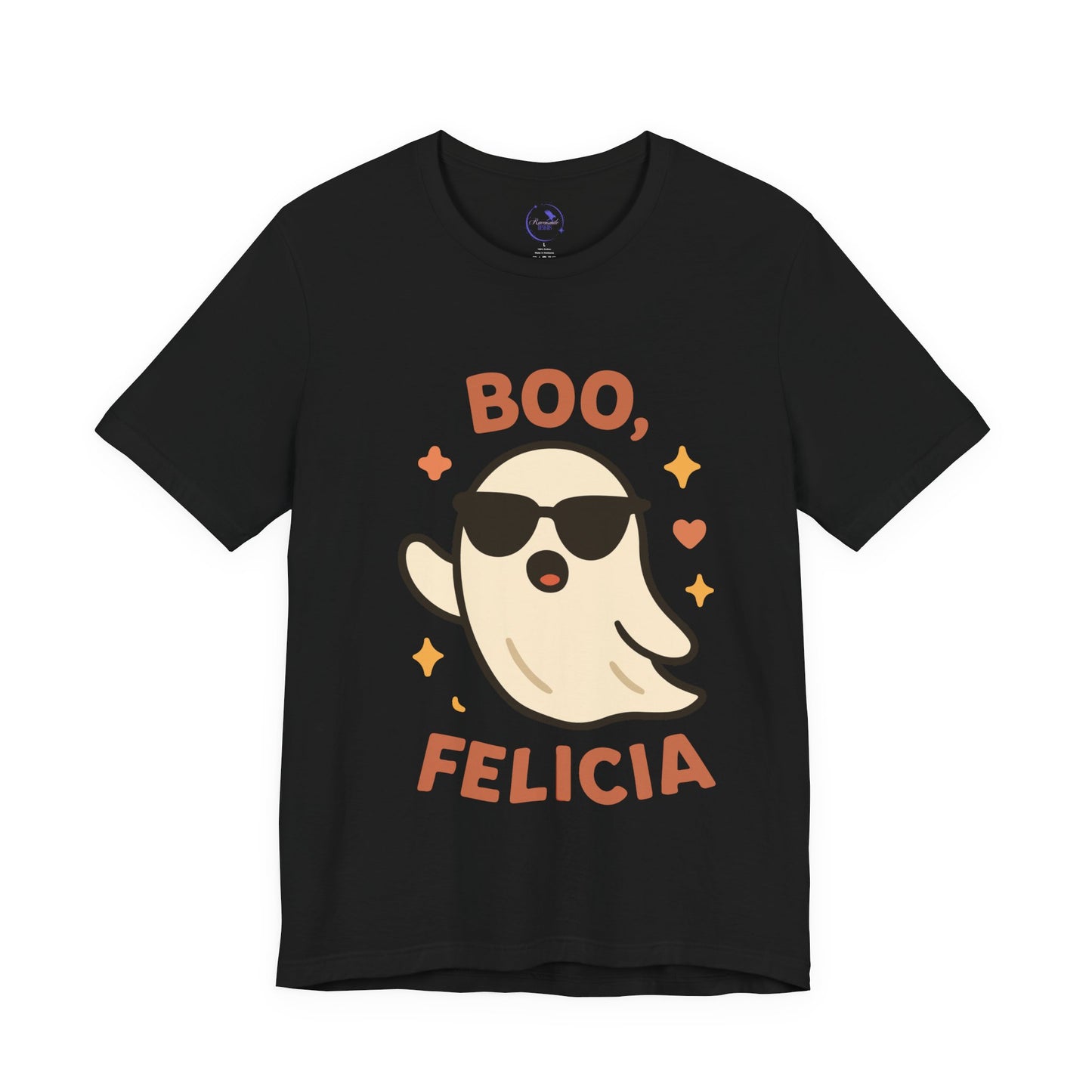 'Boo Felicia' Ghost Vibing Unisex T-Shirt - Funny Halloween Cute Apparel
