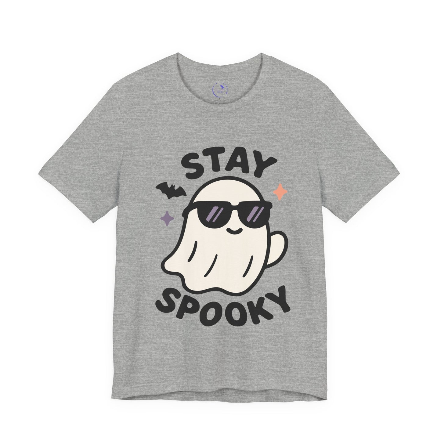 'Stay Spooky' Ghost Vibing Unisex T-Shirt - Funny Halloween Cute Apparel